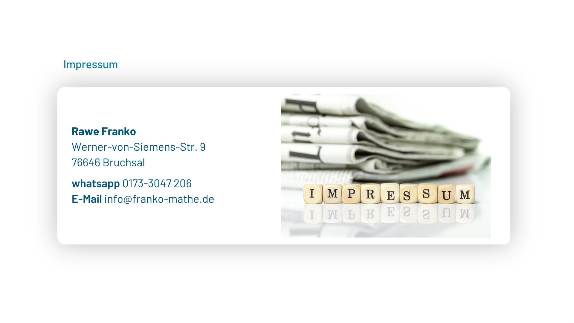 Impressum