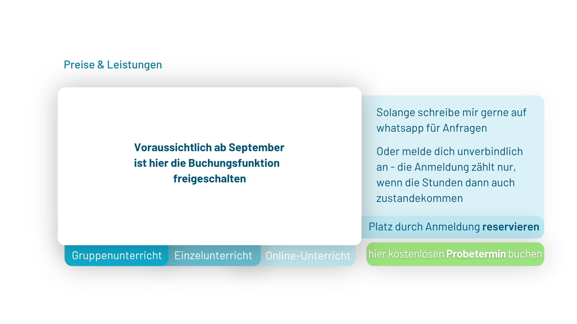 Probetermin buchen